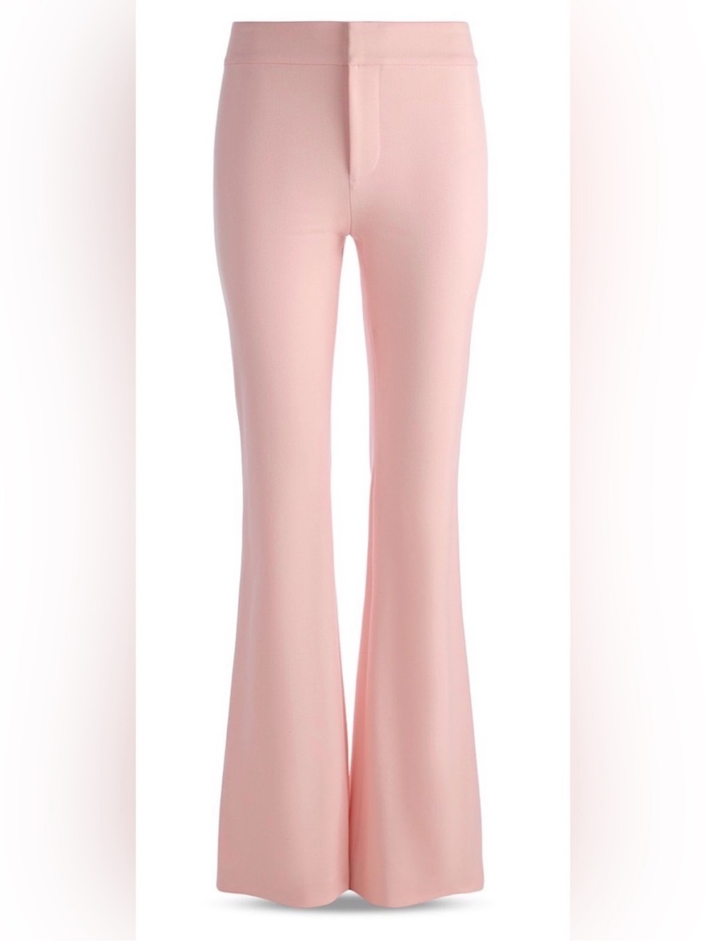 New with tags! Alice and Olivia Andrew Women's Pink Tailored Wide-Leg Pants - Picture 2 of 4